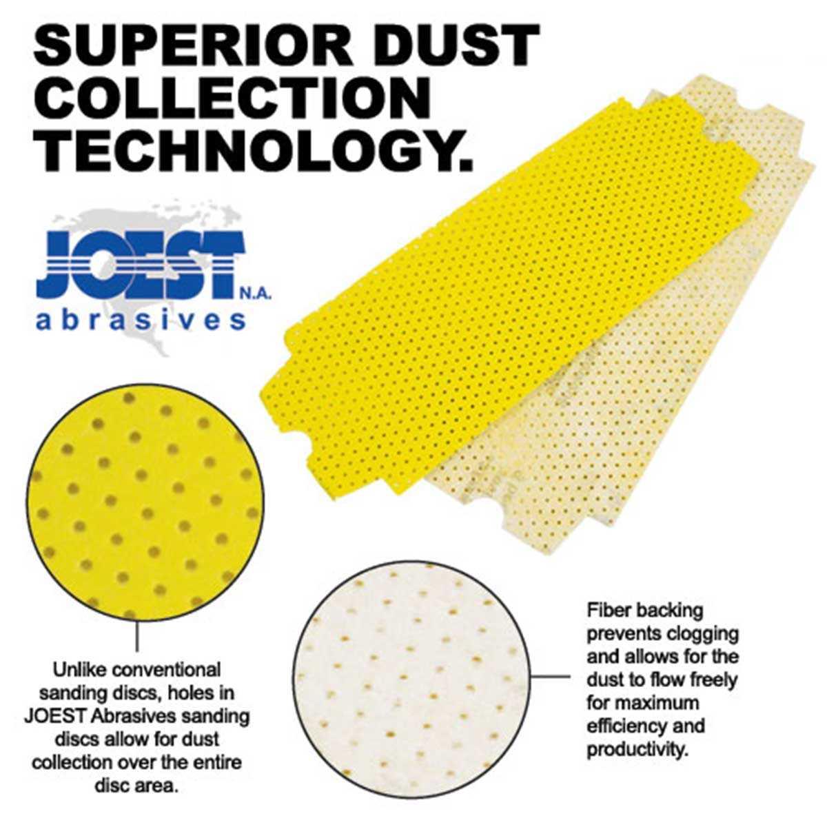 Joest 80 Grit Sanding Sheets 15ct